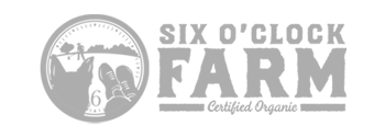 six o'clock farms company logo
