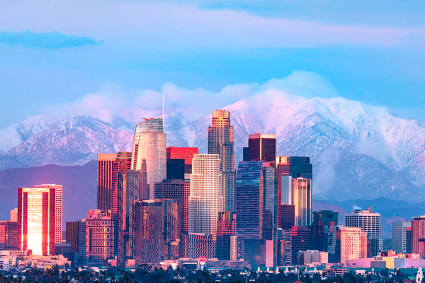 Offering digital marketing services in Los Angeles, CA screenshot of the city of Los Angeles, CA
