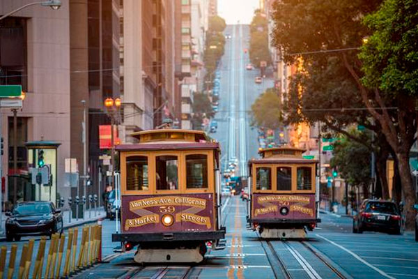 screenshot of the city of San Francisco, CA 