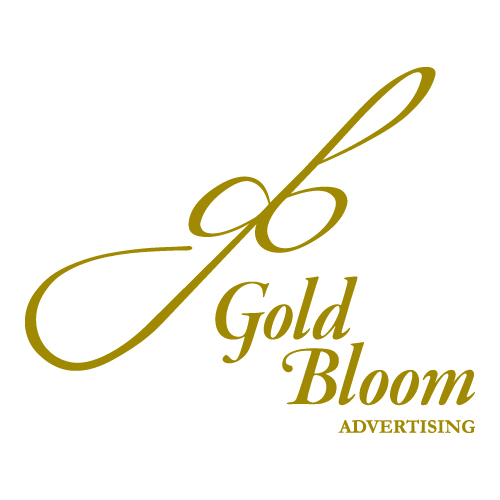 logo gold bloom advertising