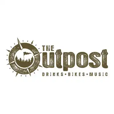 the outpost - drinks, bikes & music company logo