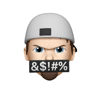 &$!#% S.O.B.! gregg moore memoji sticker bleep