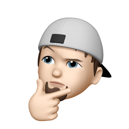 memoji gregg deep thought sticker