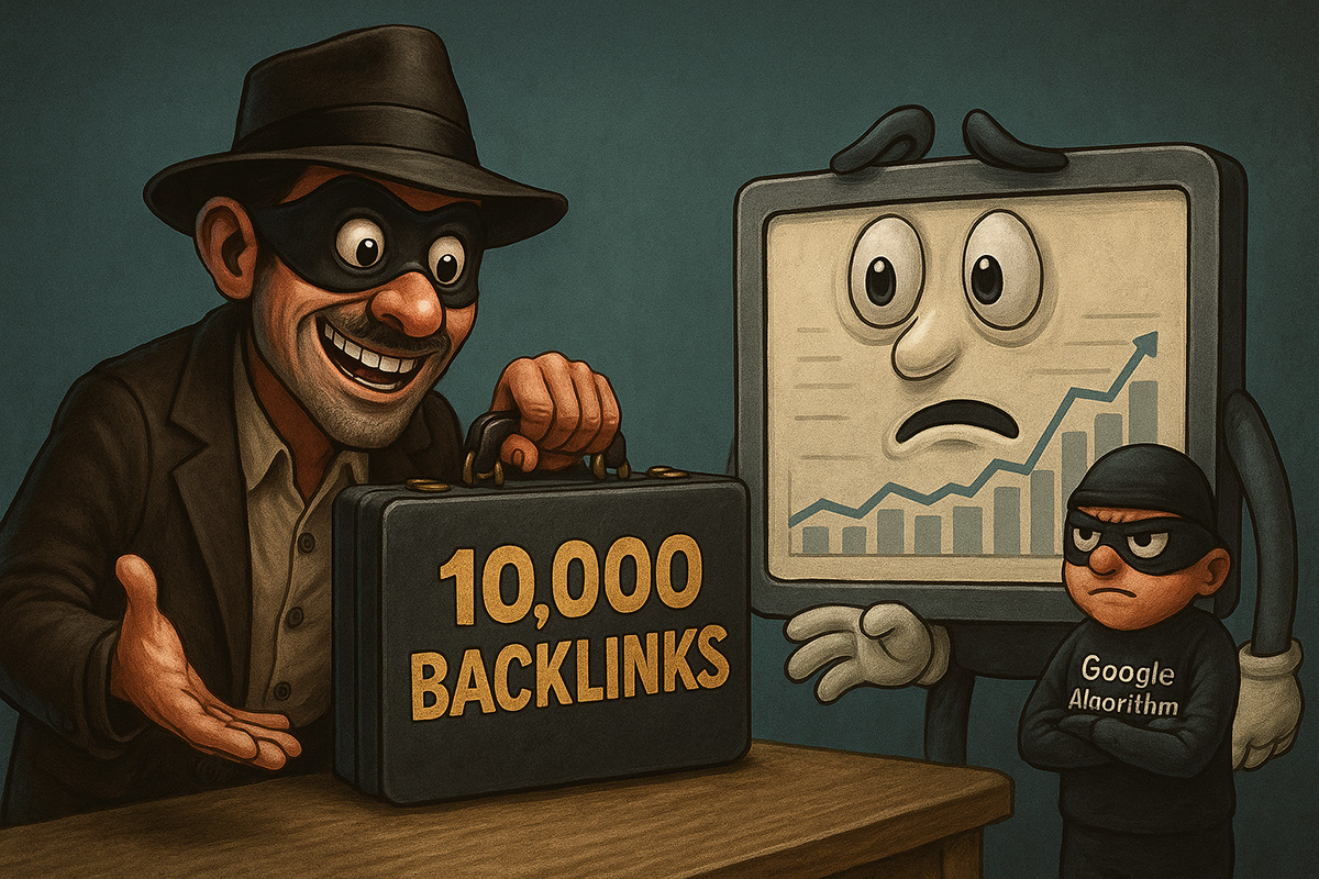 backlink bandits & ranking regrets: a cautionary seo tale