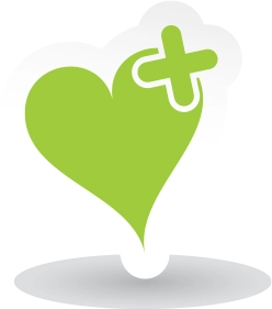 Customer Service (Social Care) icon heart plus favorite