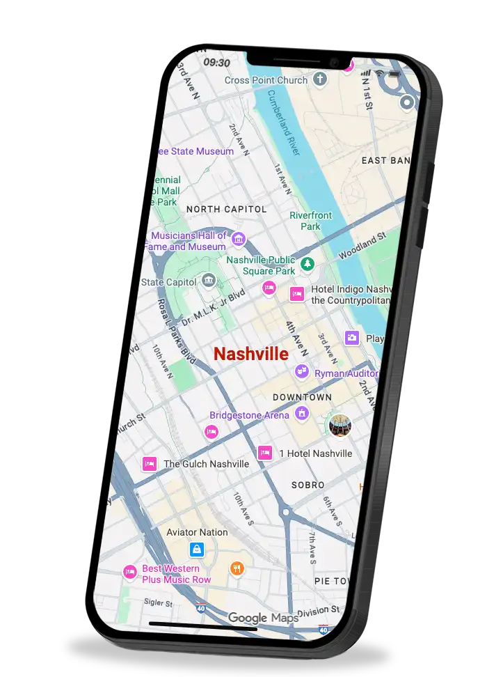 seo optimization nashville phone map