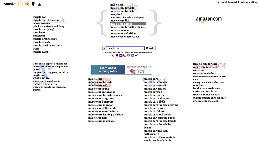 Soovie: Keyword Finder screenshot of soovie keyword research tool