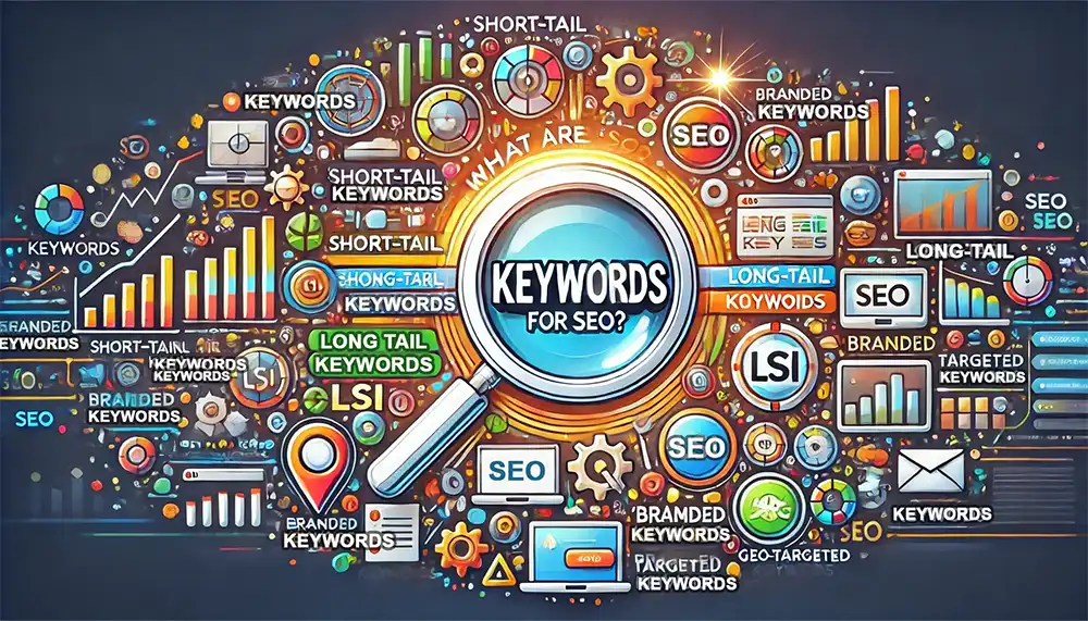 What Are Keywords for SEO? seo terminiology gathered around laptop computer
